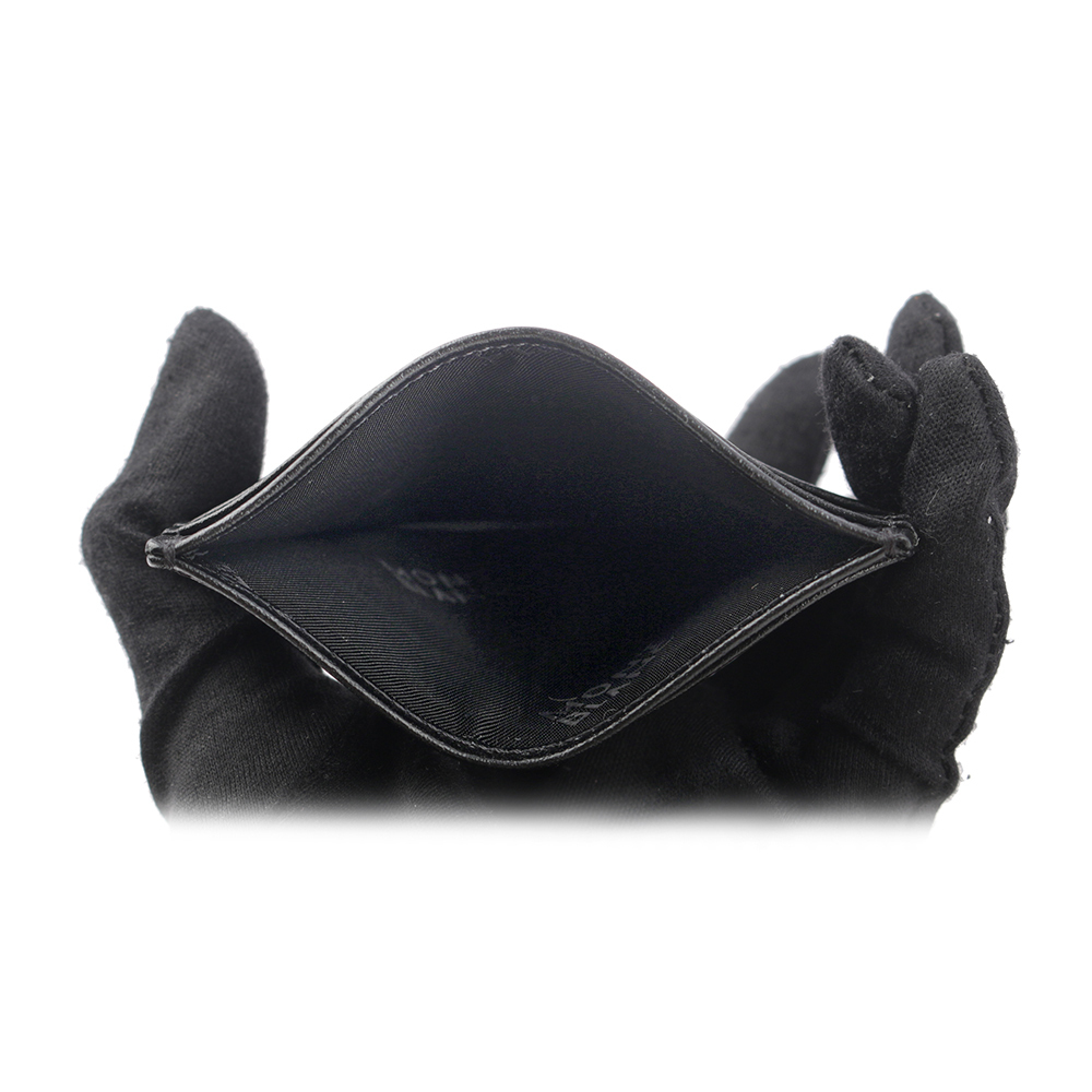 【MONT BLANC】Meisterstuck 系列平滑牛皮6卡名片夾/卡片夾(黑色) 106653