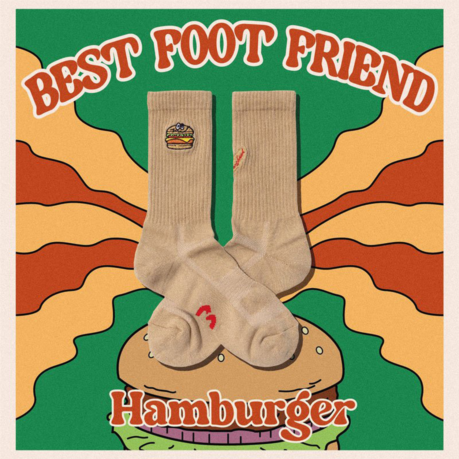 BFF Best Foot Friend SN HAMBURGER 漢堡【BF24013】