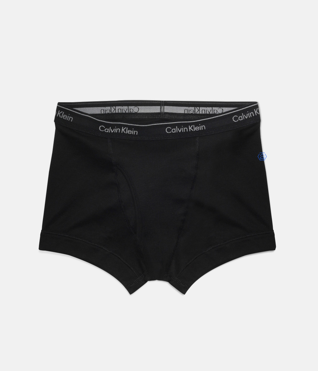 Calvin Klein 100% Cotton Trunks 黑灰白內褲 (NB4002A-MP1) (3入組)