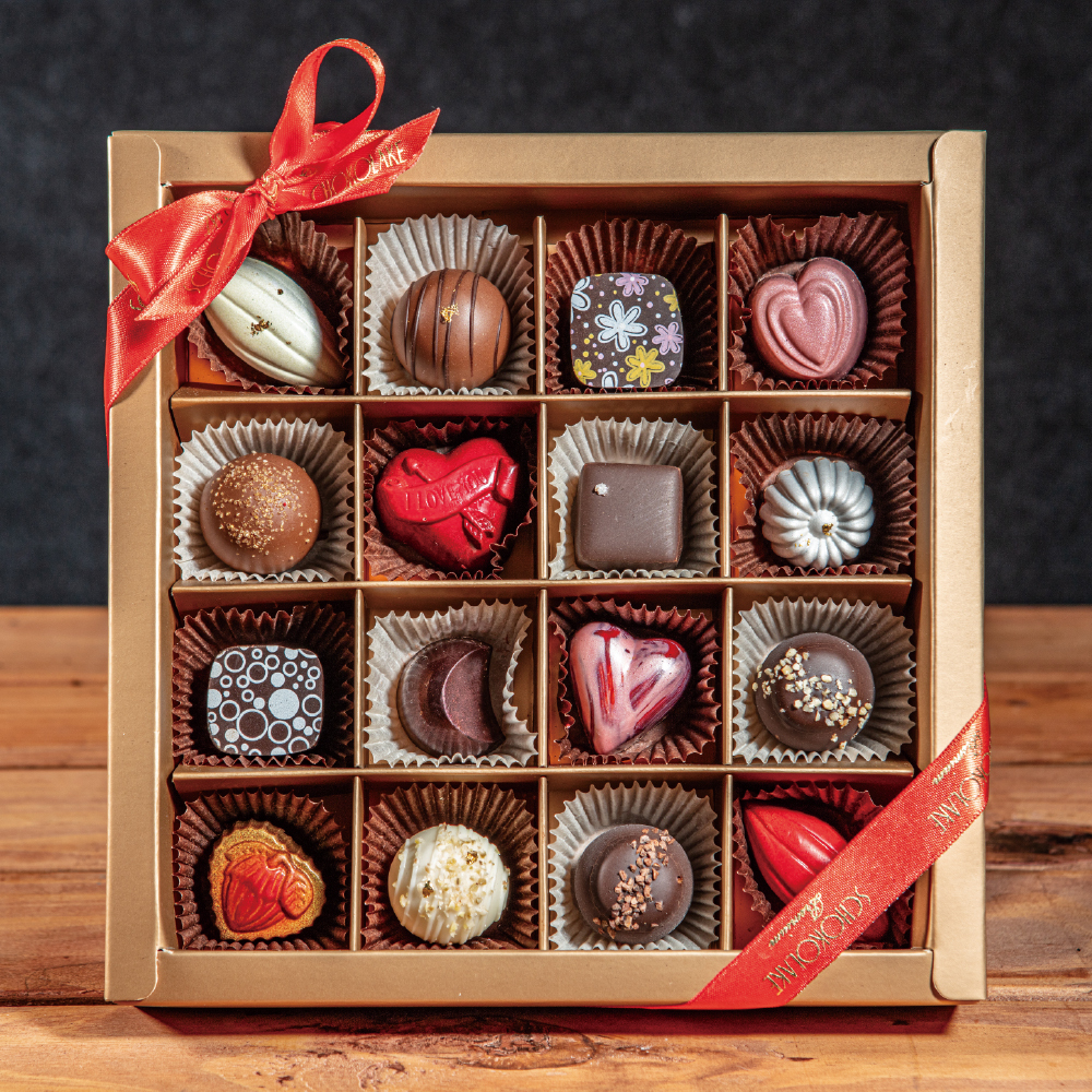 經典禮盒16入-純手工含餡巧克力
