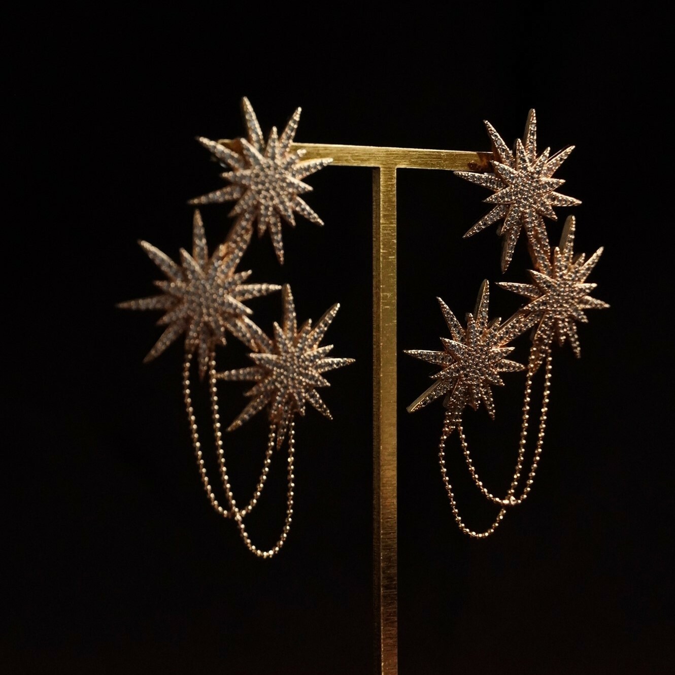 18KGP Rediant aurora耳環