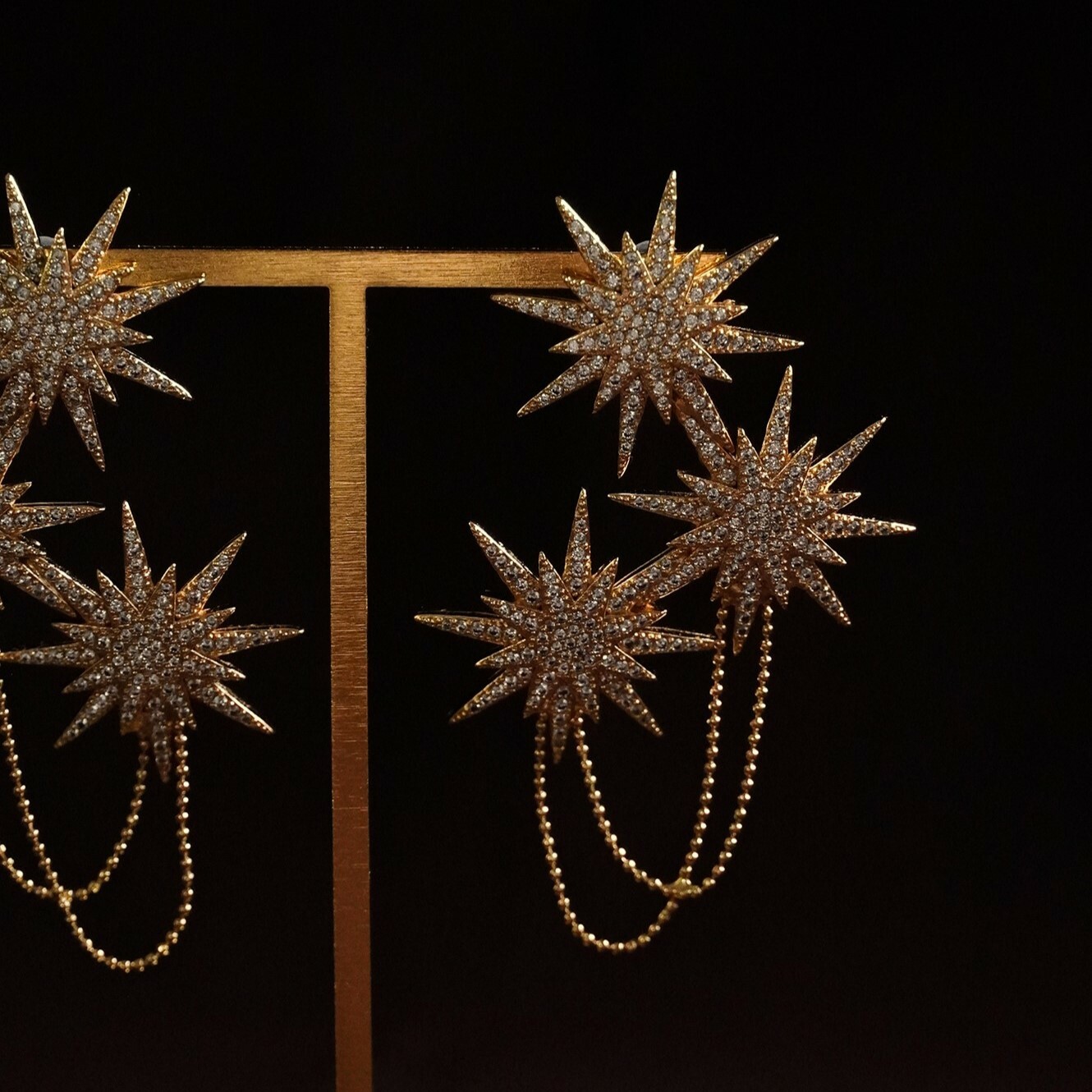 18KGP Rediant aurora耳環