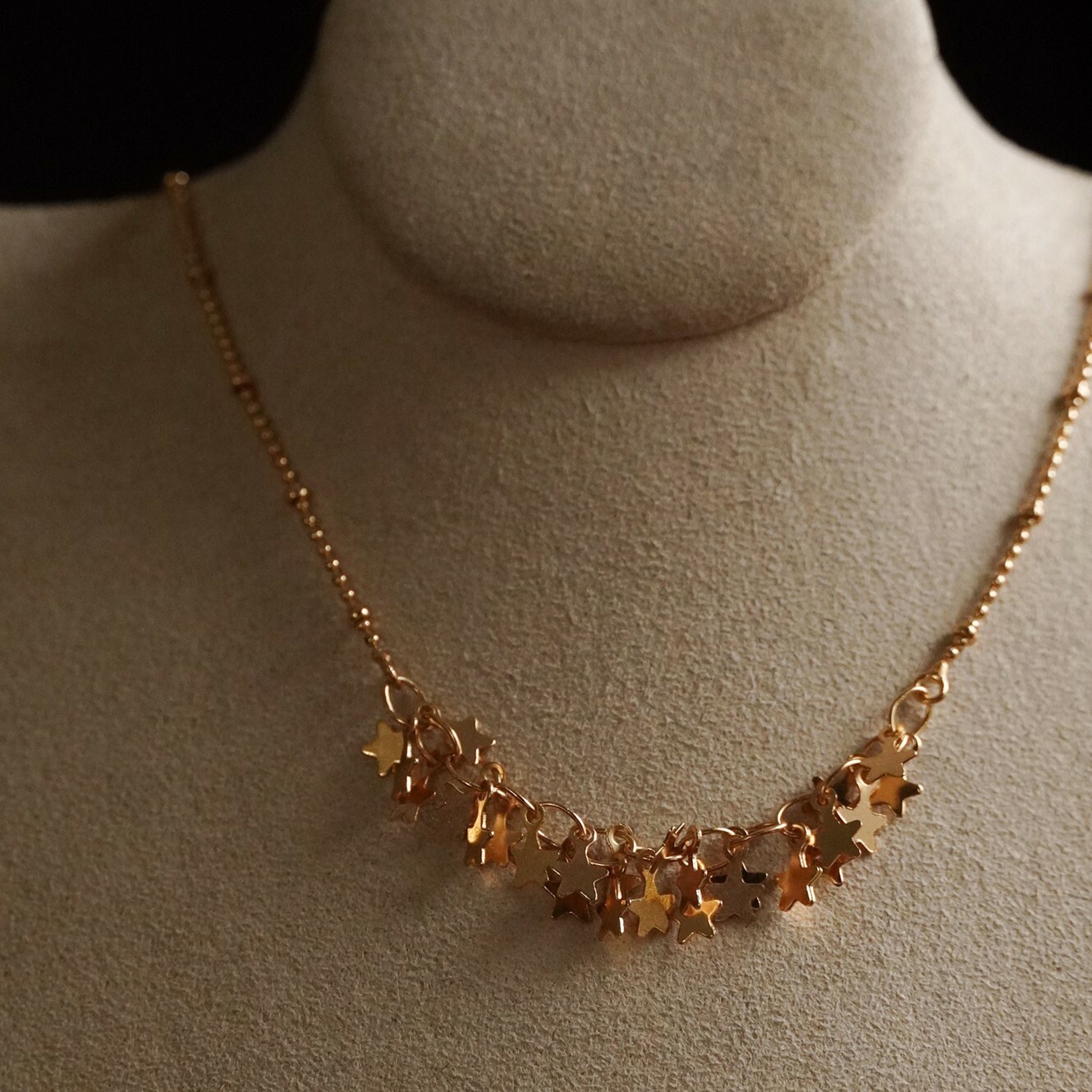 18KGP Scattered stars項鍊