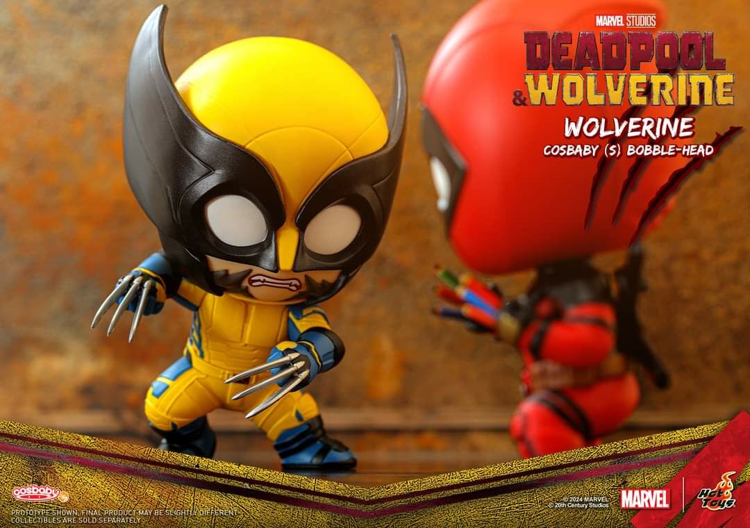 【Cosbaby】 Deadpool & Wolverine （Masked） Hot Toys Deadpool & Wolverine Cosbaby