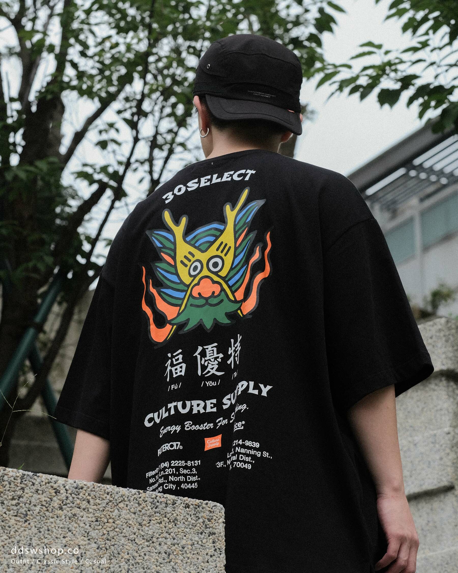 FILTER017® X Loftice® feat. 30select 三方聯乘端午特別企劃 Dragon Boat Festival Limited Graphic Tee