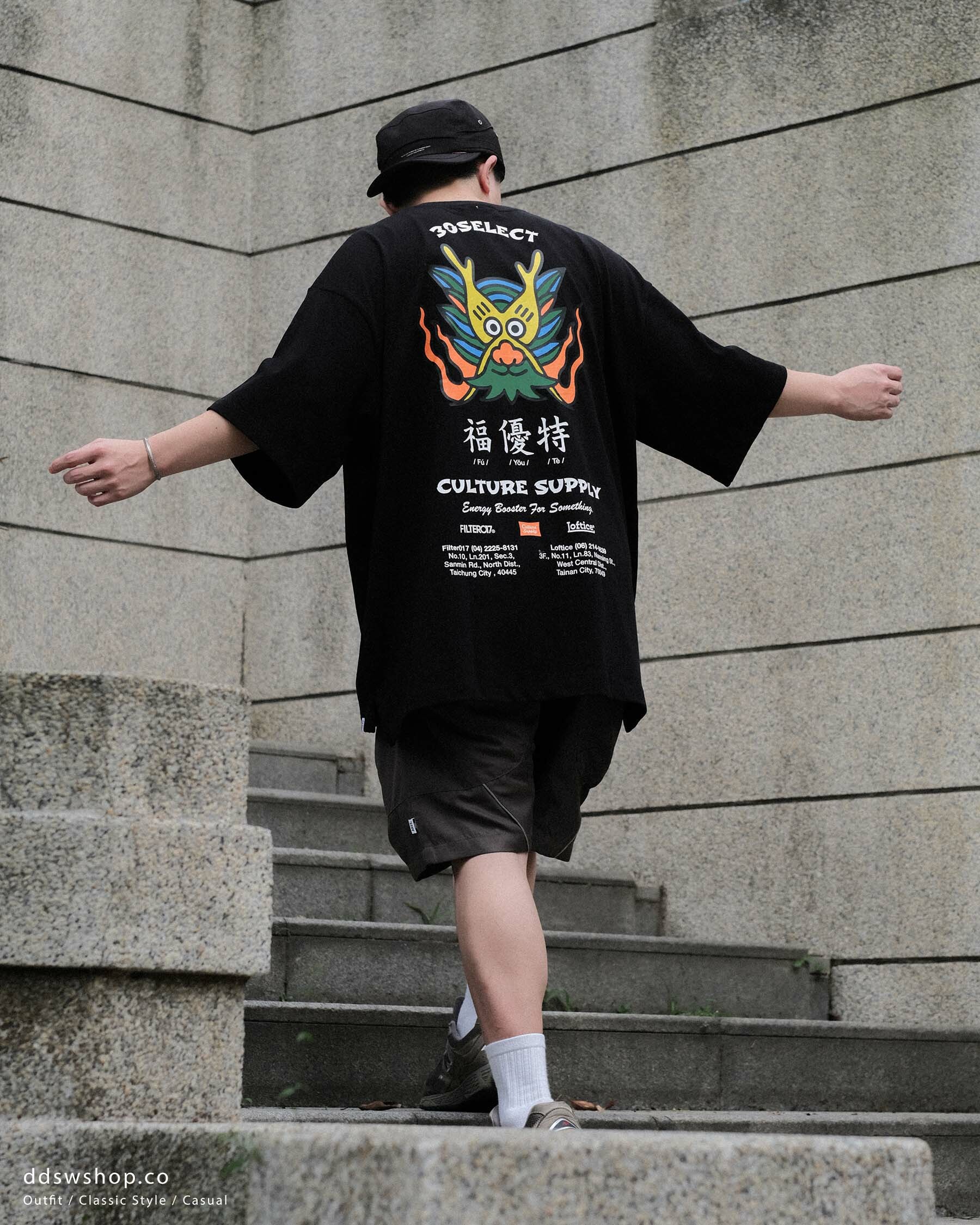 FILTER017® X Loftice® feat. 30select 三方聯乘端午特別企劃 Dragon Boat Festival Limited Graphic Tee