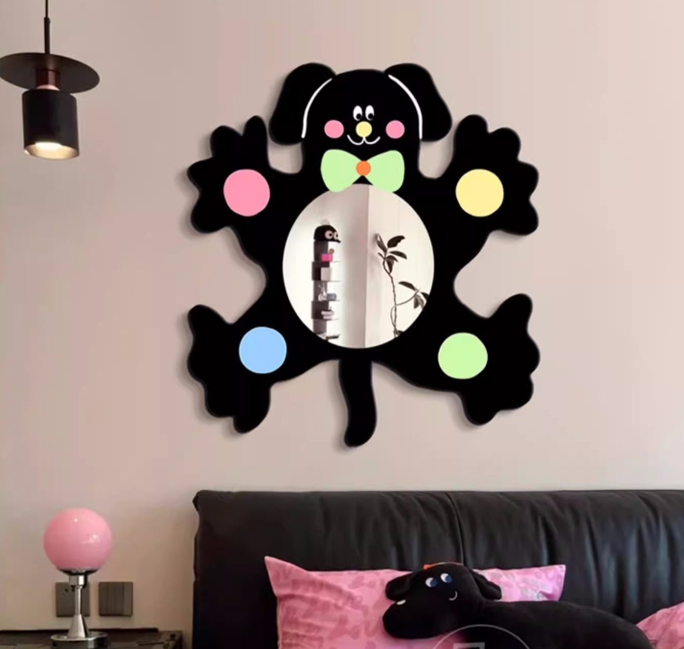 多巴胺客廳鏡面裝飾畫