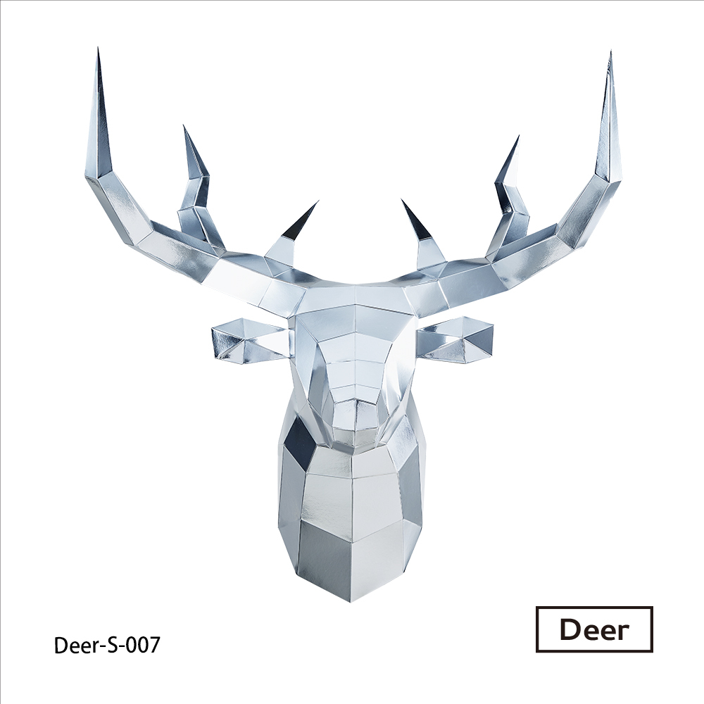 鹿頭(全銀箔)拼圖