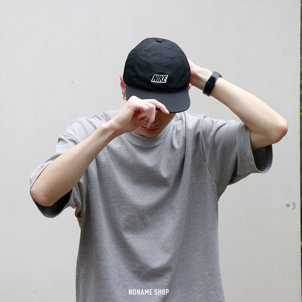 NIKE CLUB 刺繡 空心 字母 六分割 帽子 兩色