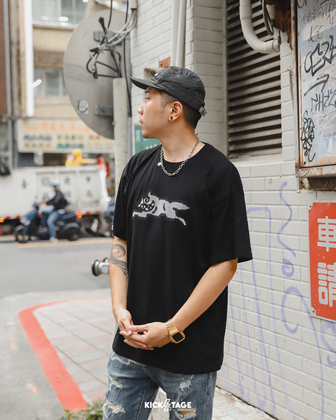 **特價商品售出不退換**BBC ICE CREAM PEBBLES S/S TEE 米白 灰色 黑色 毛圈飛狗 短T【IC441-2200】