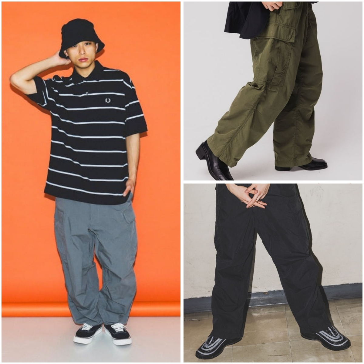 預購┃日本 BEAMS 寬鬆 口袋 工裝褲