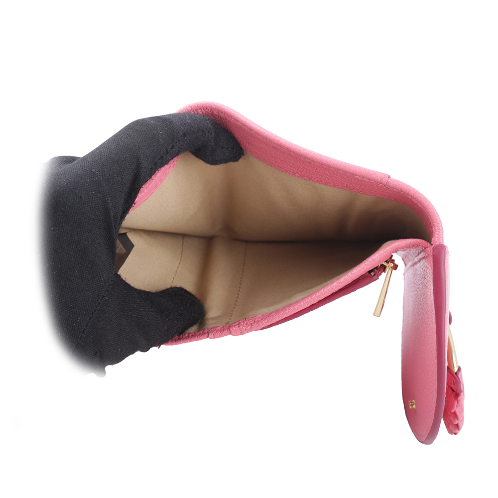 【SEE BY CHLOE】HANA系列三折零錢袋短夾(粉紅色) CHS24UP866E40 6O1