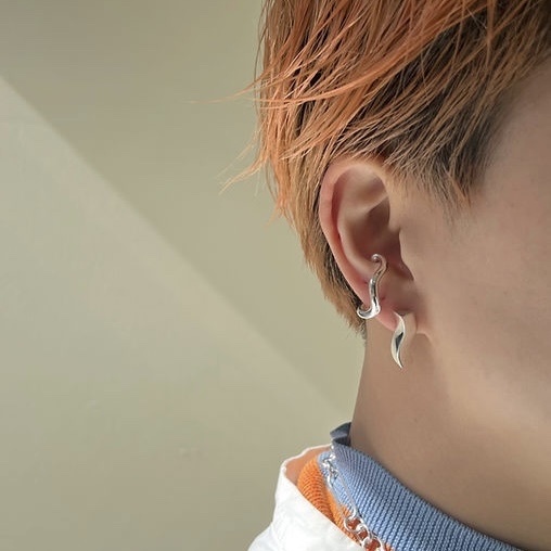 eat〰️不規則曲線耳扣