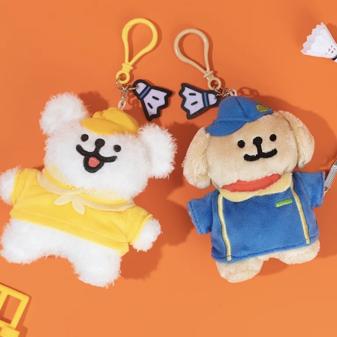 KTQ STORE ‧ 線條小狗 日常運動系列吊飾 鑰匙圈