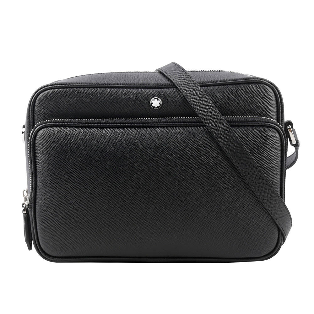 【Montblanc】Sartorial 匠心系列防刮牛皮郵差包