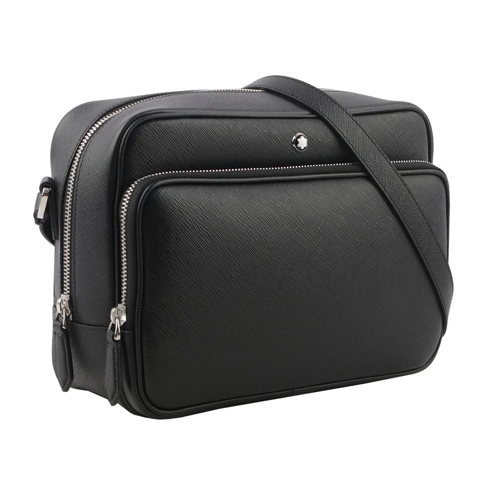 【Montblanc】Sartorial 匠心系列防刮牛皮郵差包