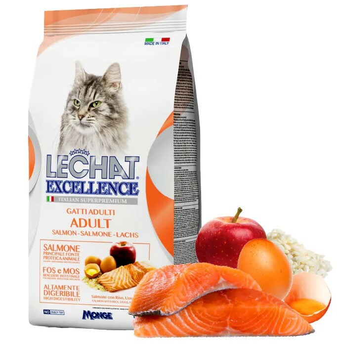 Lechat Excellence丨三文魚蘋果成貓美毛配方1.5kg (LE-9800)