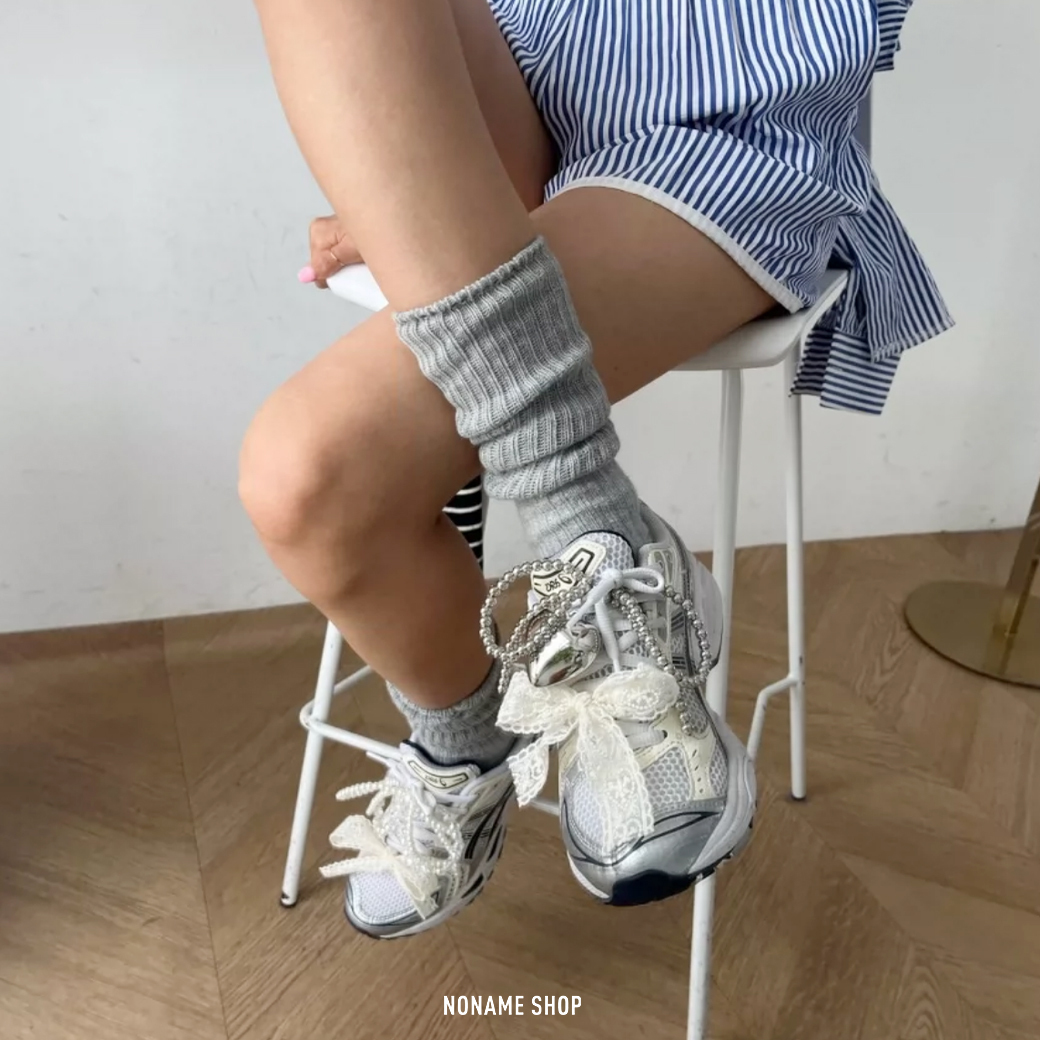 韓系 珍珠 蝴蝶結 芭蕾舞風 球鞋 裝飾 飾品