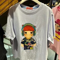 [S] YSW GAEDDONGI IN HEADPHONE PRINT T-SHIRT,BLUE, J2WTS40BLGDF (SYW284)