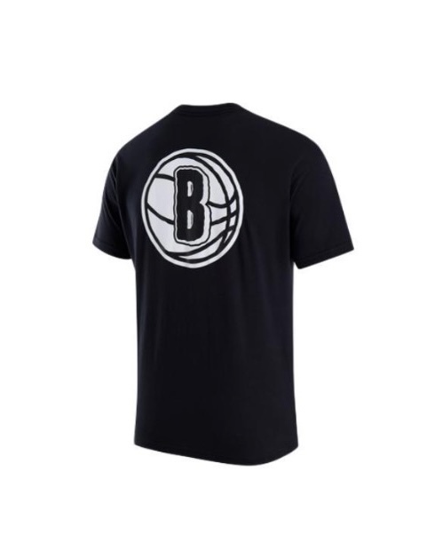 Nike x KAWS X Brooklyn Nets CITY EDITION NBA Courtside Max90 黑色 快速排汗 短袖 FN2017-010