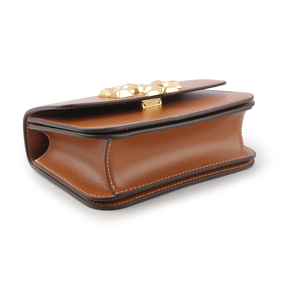 【TORY BURCH】Eleanor 大標誌翻蓋小款二用包(威士忌棕) 73589 201