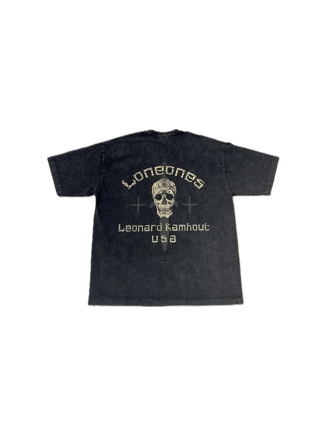 LoneOnes Basic Nature Black Washed Tee