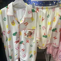 [S] YSW RIA PATCH WITH HEART PRINT PANJAMA SET,IVORY, J2XPA04IVRAF (SYW294)