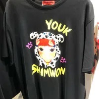 [S] YSW ANIMAL T-SHIRT F COSTUME GAEDDONGI,BLACK, I2WTS32BKGDF (SYW296)