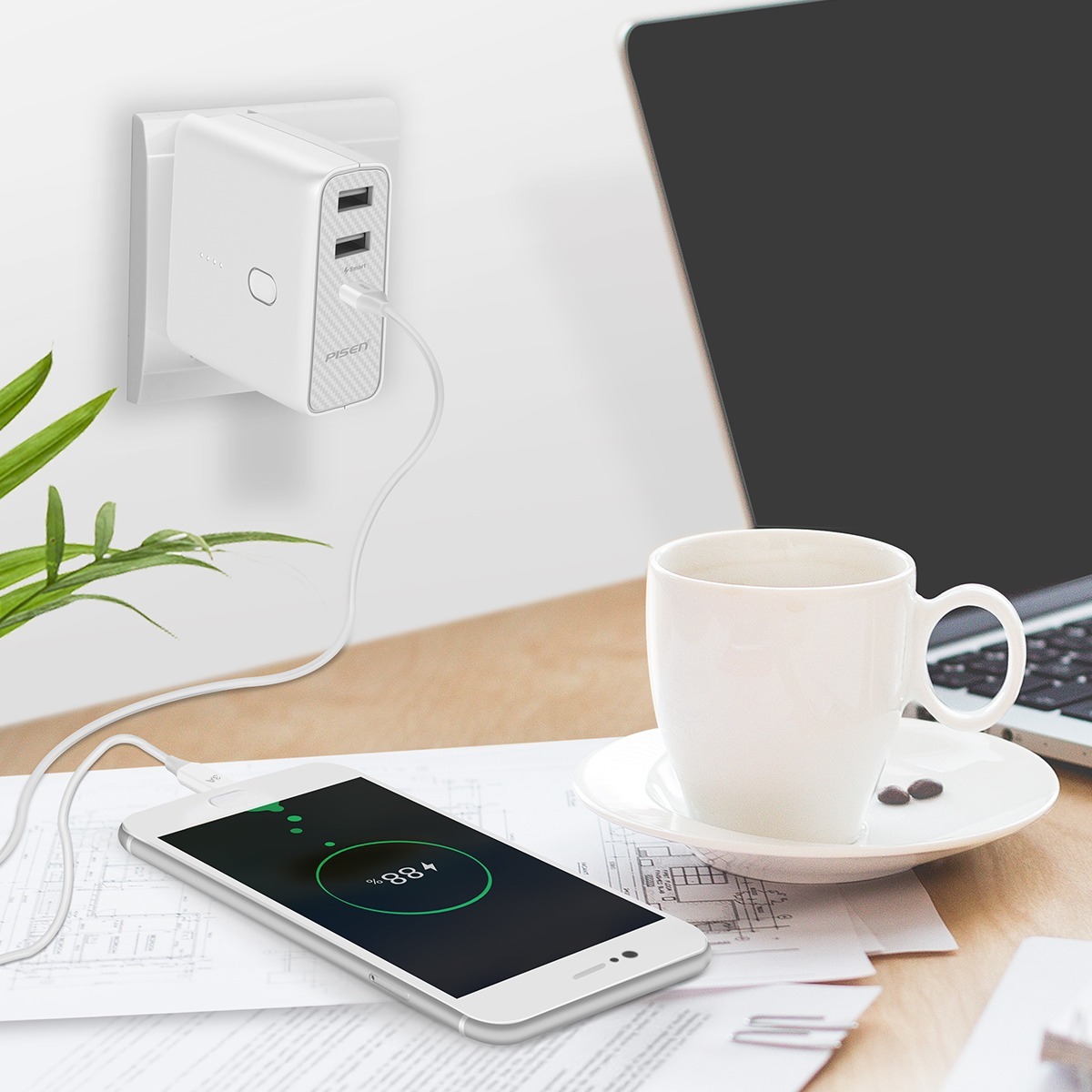 Pisen usb type-c ( C to C ) 1000mm 數據線