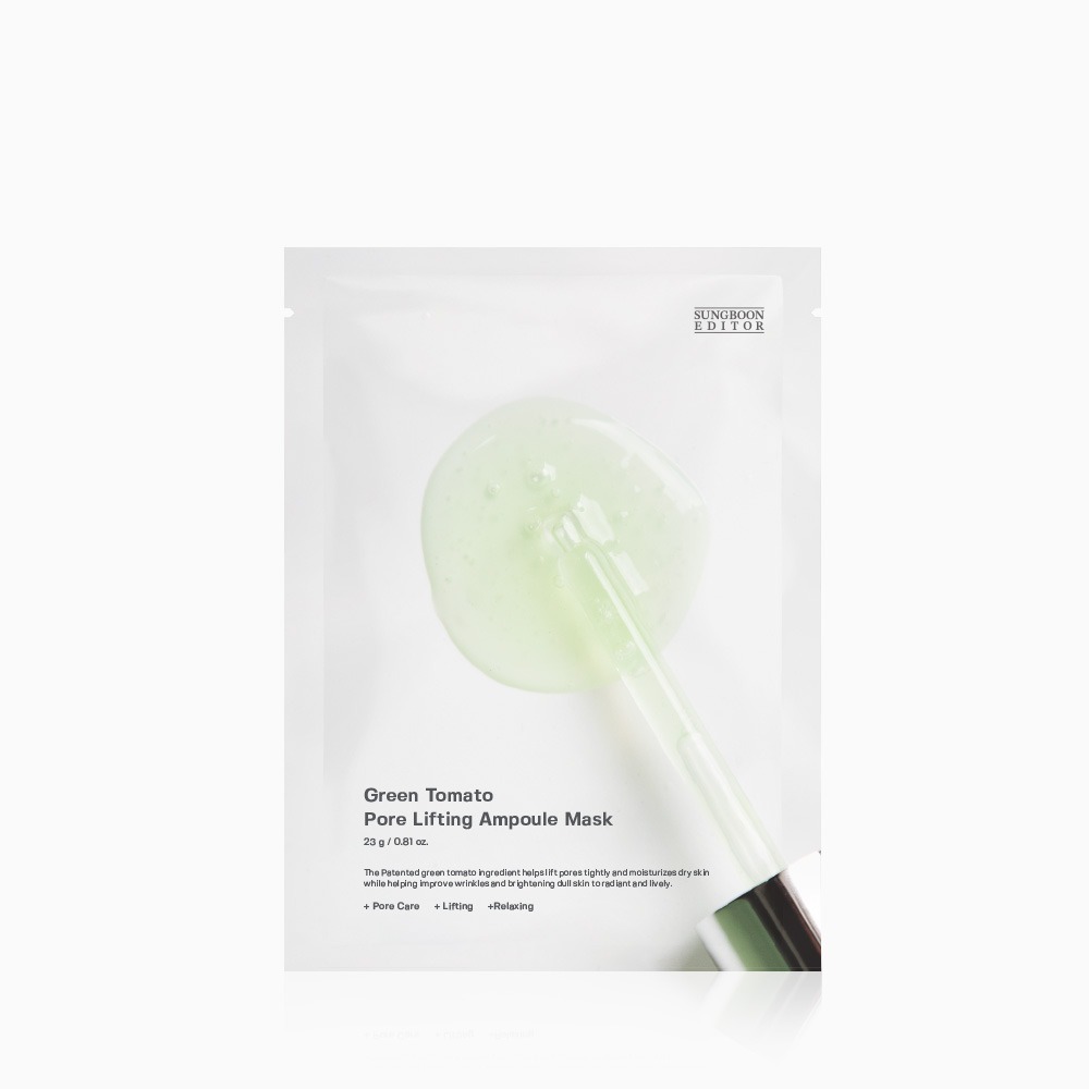 SungBoon Editor Green Tomato Pore Lifting Ampoule Mask [10PCS]