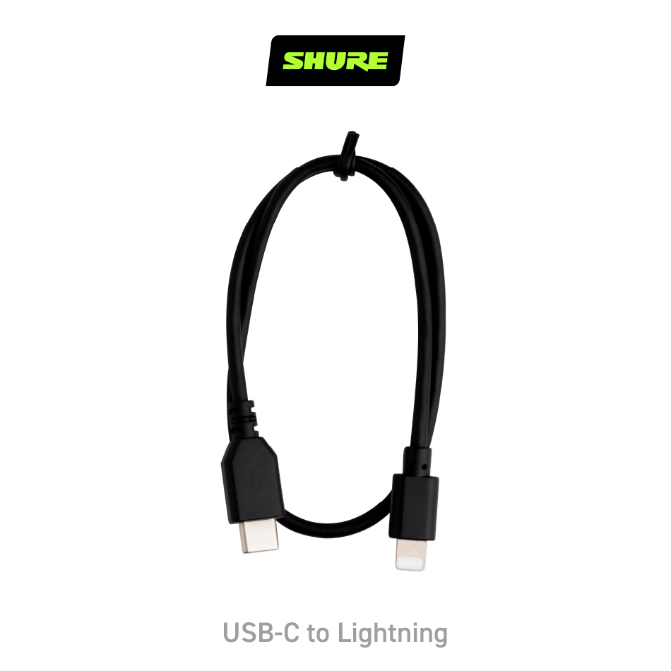 SHURE 線材 USBC to LIGHTNING轉接線