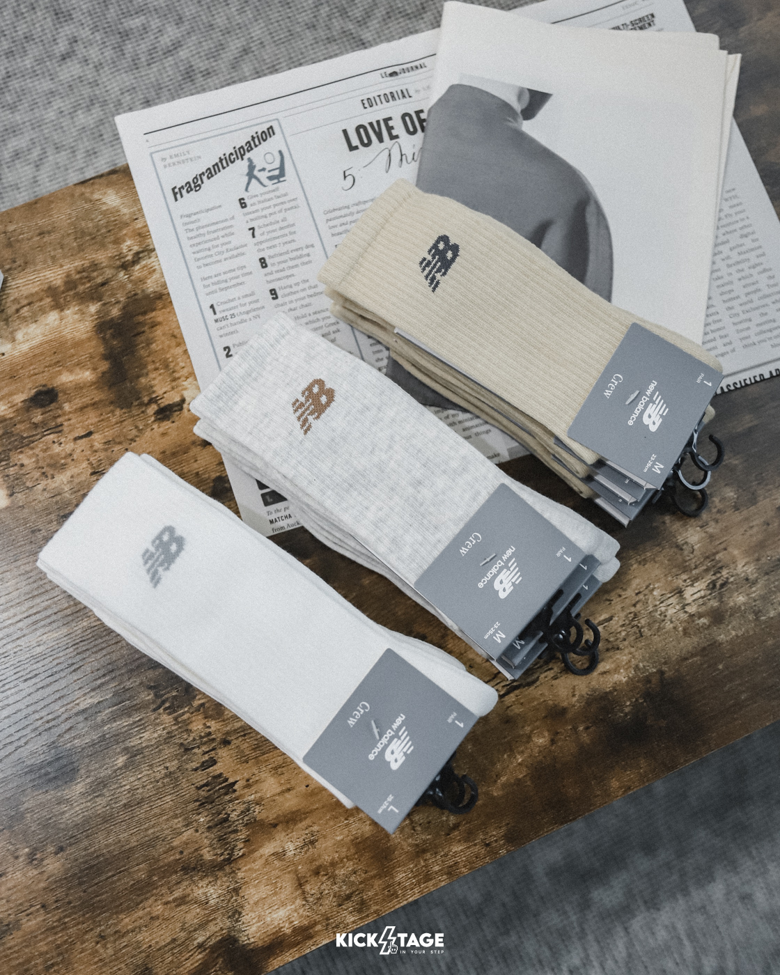 單雙 NEW BALANCE CREW SOCKS 三色 基本款LOGO 長襪 運動襪【LAS33861】NBSCS