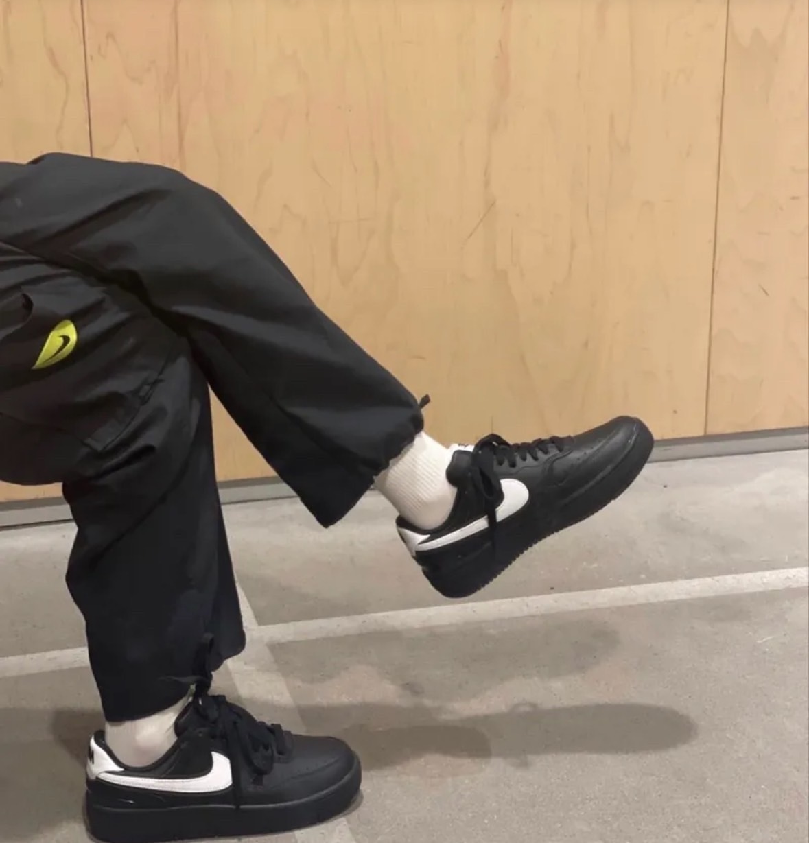 NIKE GAMMA FORCE 黑白大勾  （小 AMBUSH ）