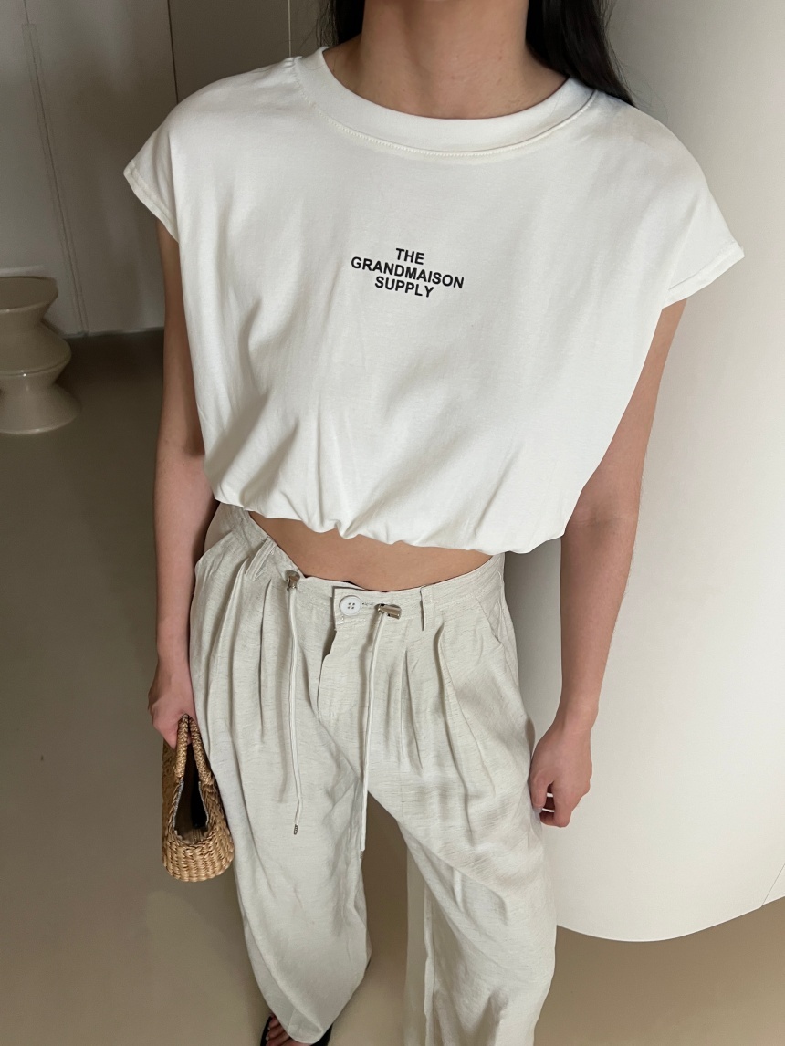 下擺縮口字母蓋袖衣*4色