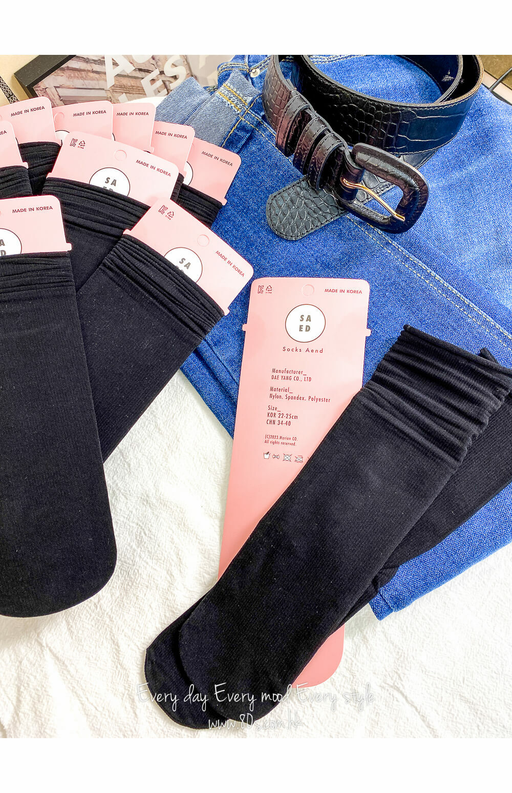 絲襪 卷卷邊襪【2319-1012】