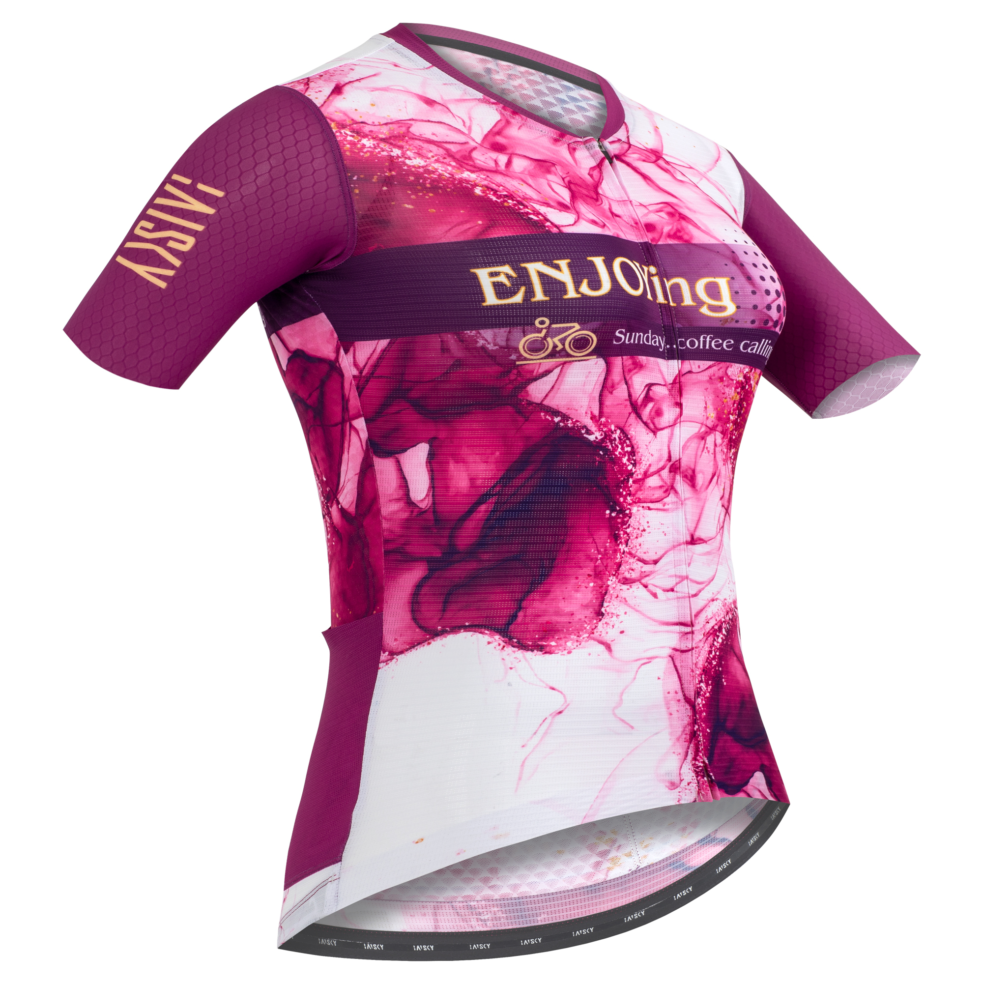 女款空力短車衣 漫延 紫