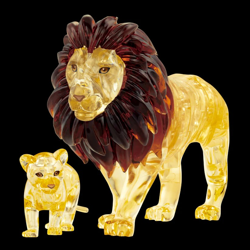 獅子 (立體水晶)