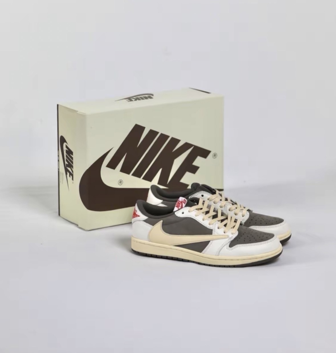 Travis Scott x Air Jordan 1 Low OG "Reverse Mocha" 反轉摩卡 倒勾 低筒休閒鞋 DM7866-162