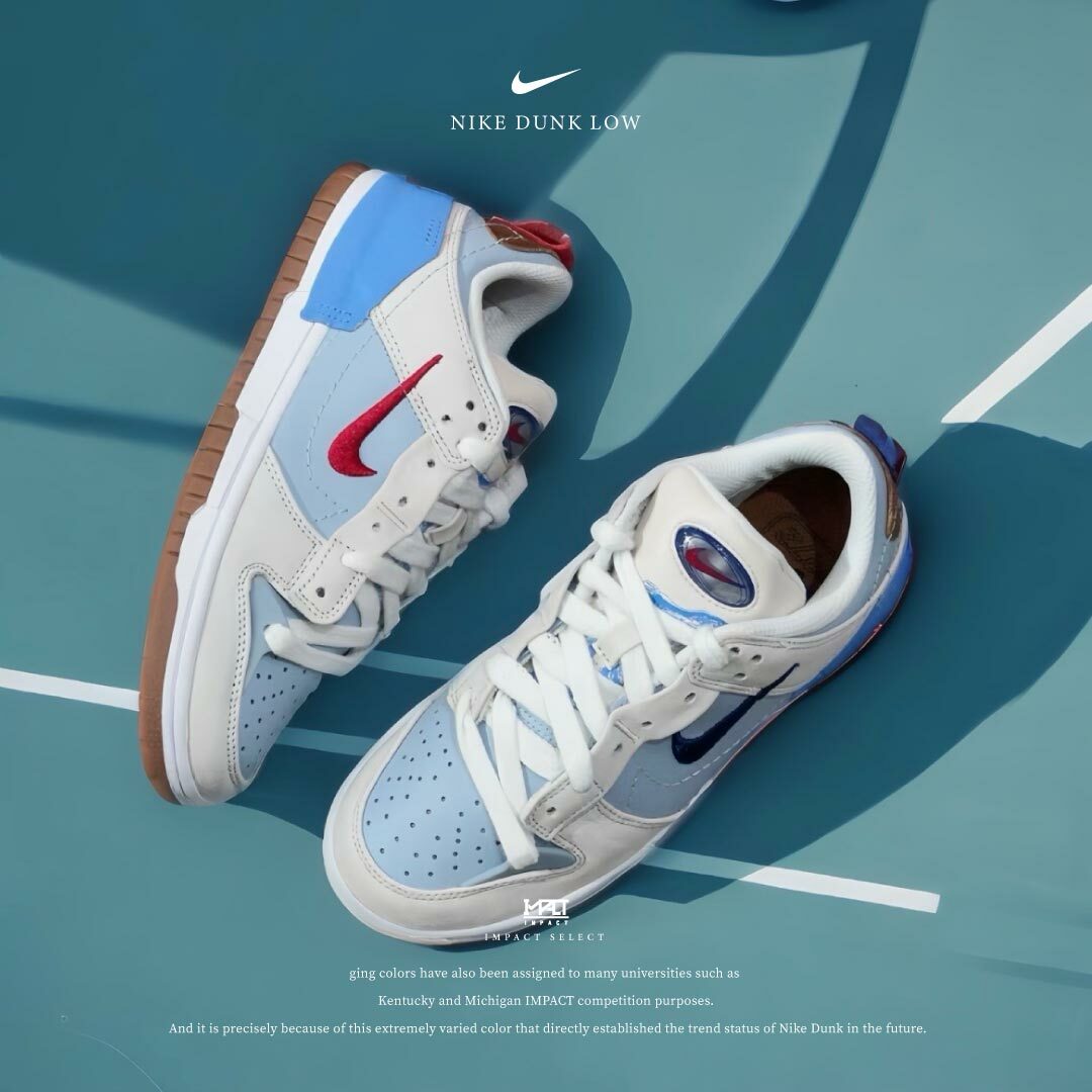 Nike Dunk Low Disrupt 2 元年紀念款 解構 紅藍鴛鴦 HF5713-411
