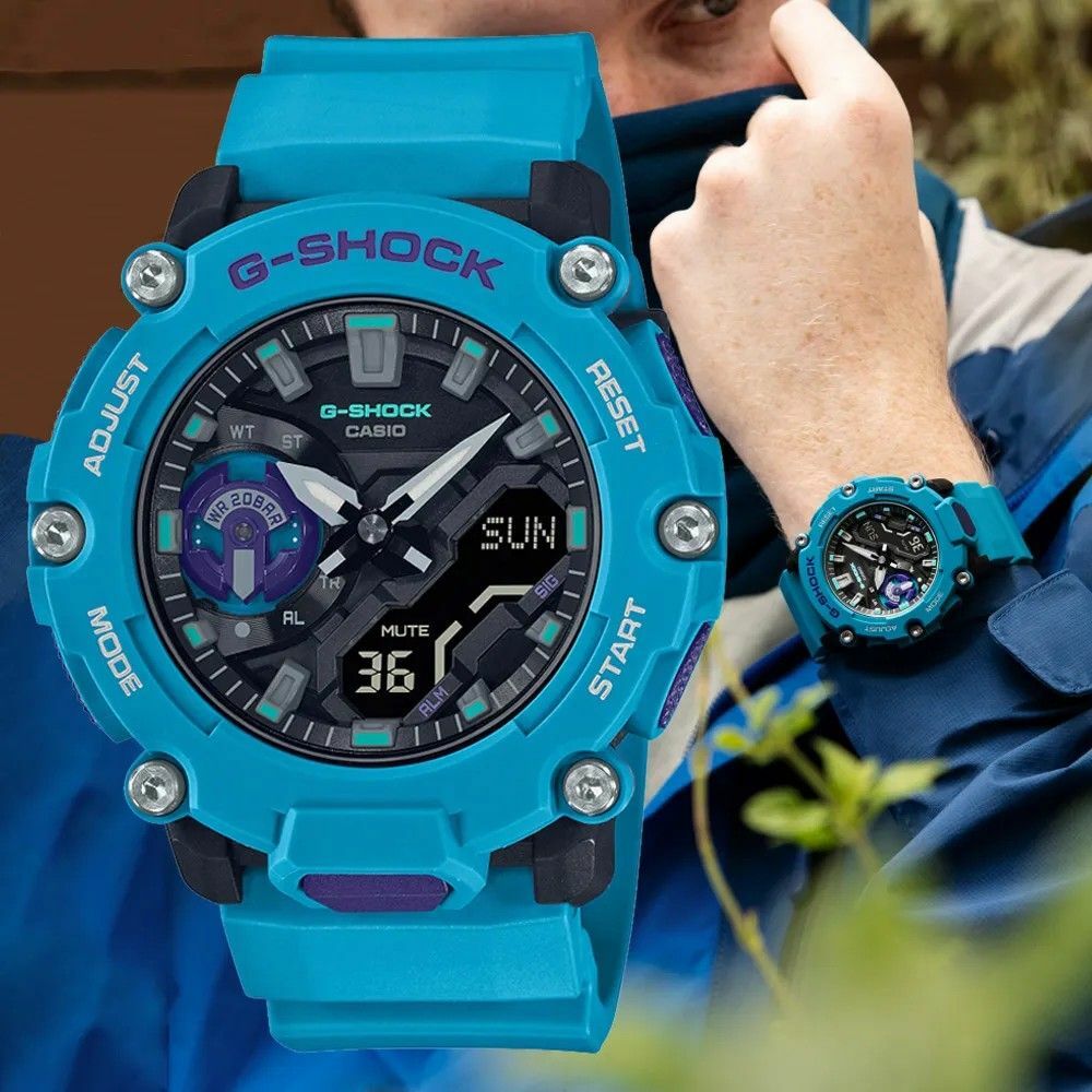 Casio G-Shock GA-2200-2A 手錶 (香港行貨)