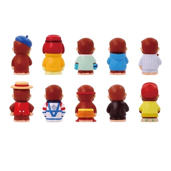 預訂 2024/9月 おさるのジョージ ソフビパペットマスコット【1BOX 10パック入り】