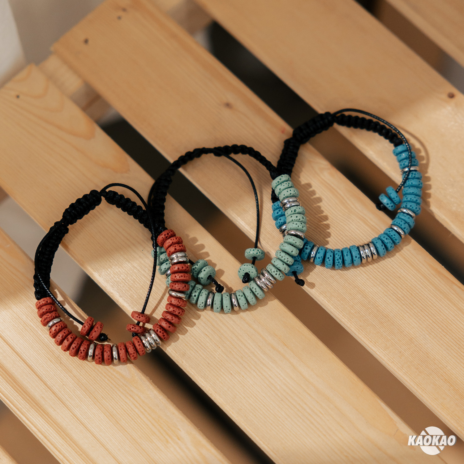 可調式抽繩溶蝕手鍊