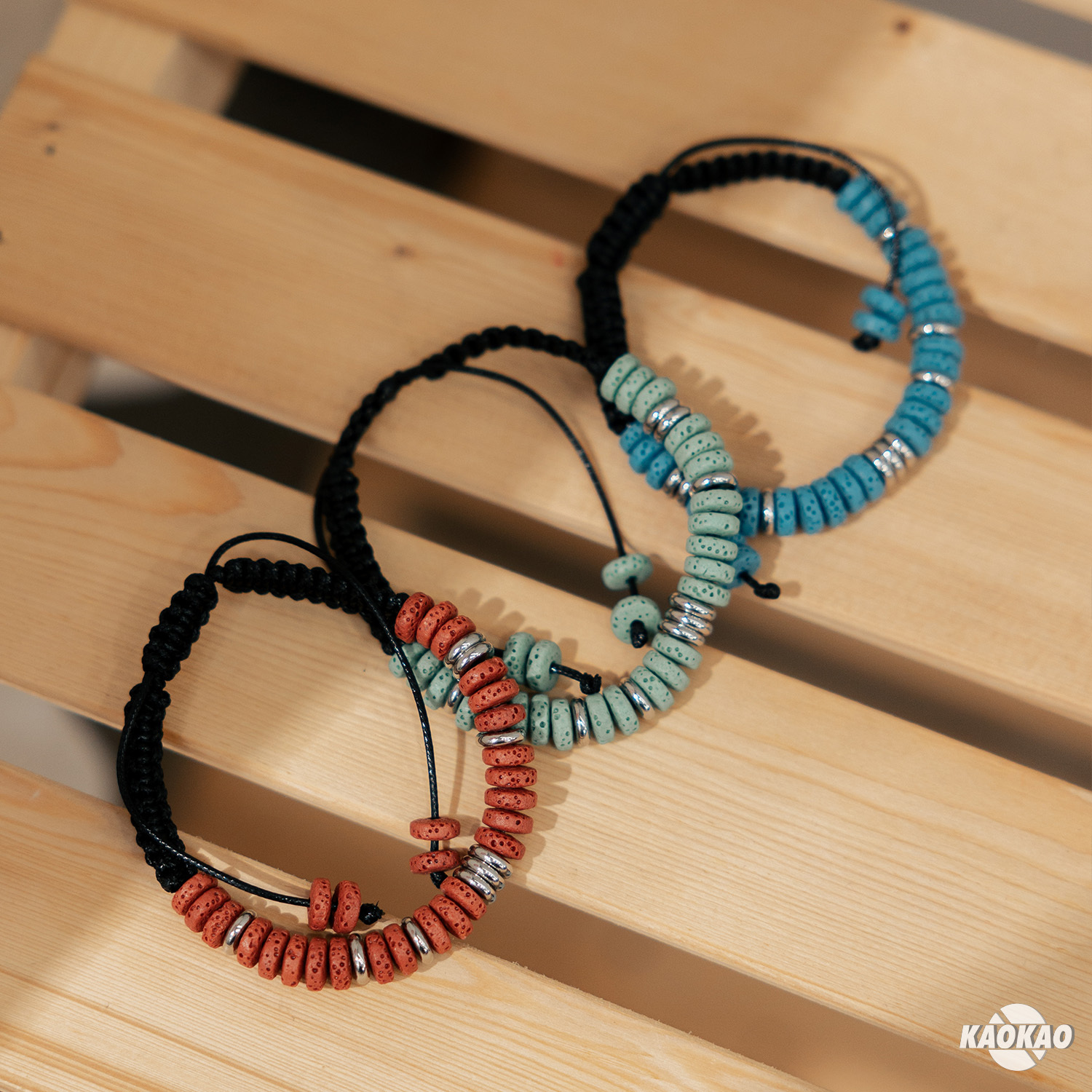 可調式抽繩溶蝕手鍊