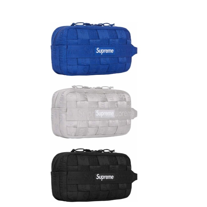 2024SS SUPREME WOVEN UTILITY BAG 編織 手拿包 現貨