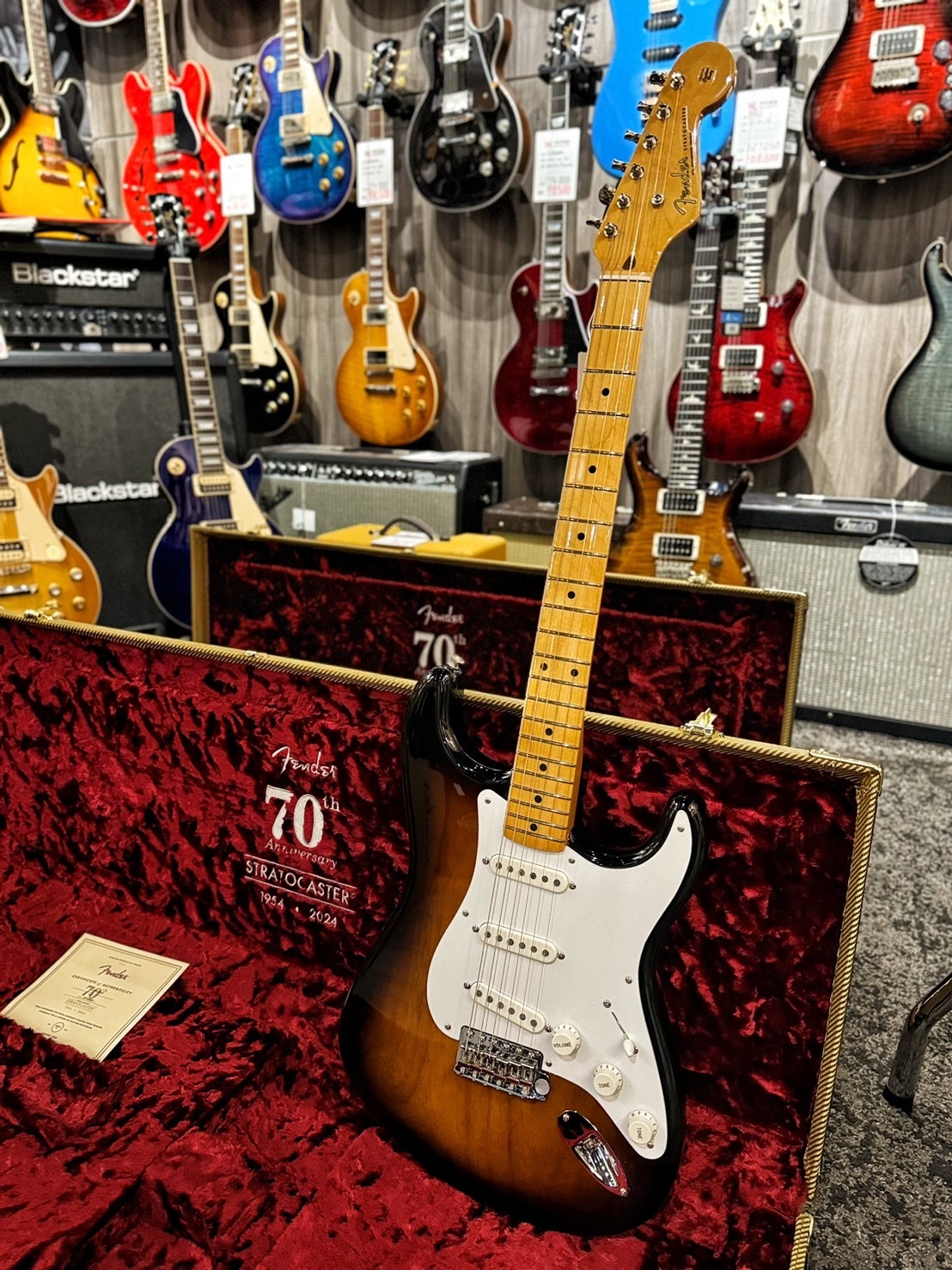 Fender 70th Anniversary.Vintage II 1954 Strat 2TS 公司貨【宛伶樂器】