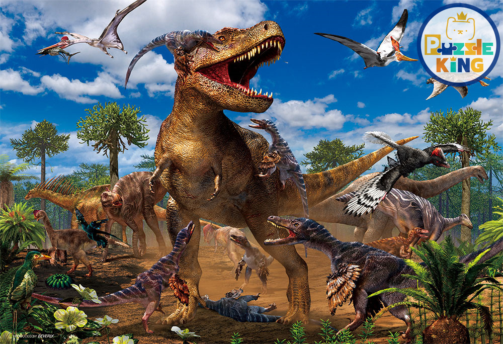 霸王龍VS迅猛龍 (大件尺寸)