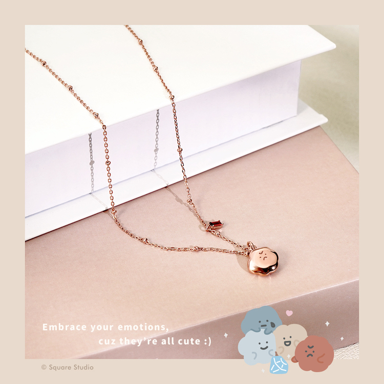 Square Studio方坊經典系列-喜寶晶鑽純銀項鍊