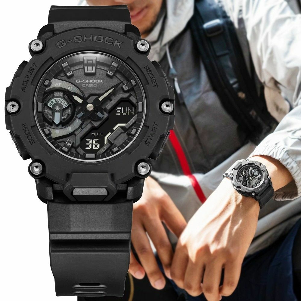 Casio G-Shock GA-2200BB-1A 手錶 (香港行貨)