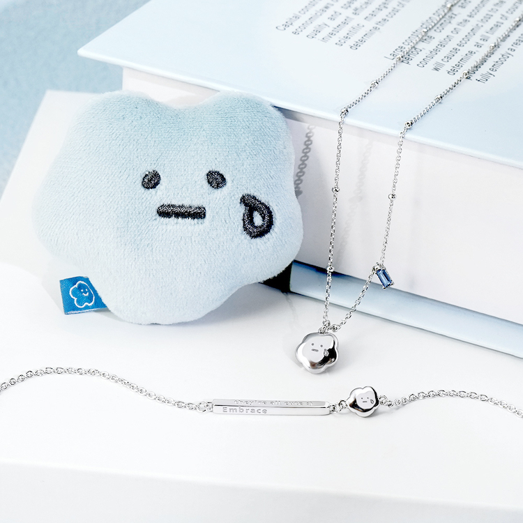 Square Studio方坊經典系列-小哀晶鑽純銀項鍊