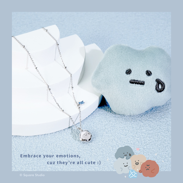 Square Studio方坊經典系列-小哀晶鑽純銀項鍊